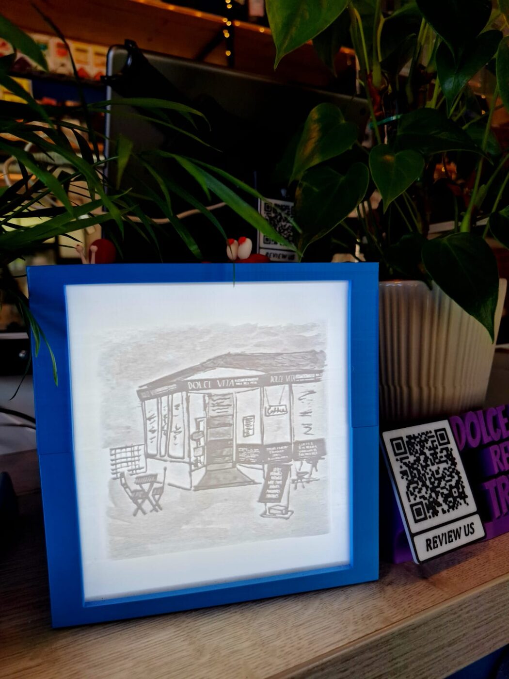 Dolce Vita illustrated sign